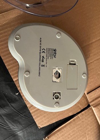 Sinco marka şeffaf hazneli dijital mutfak tartısı - Görsel 2