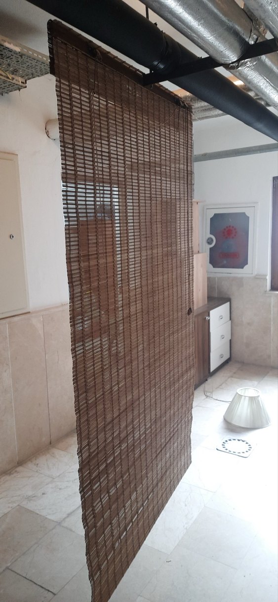 Bej Parlak Düz Desen Geleneksel Perde - Görsel 2