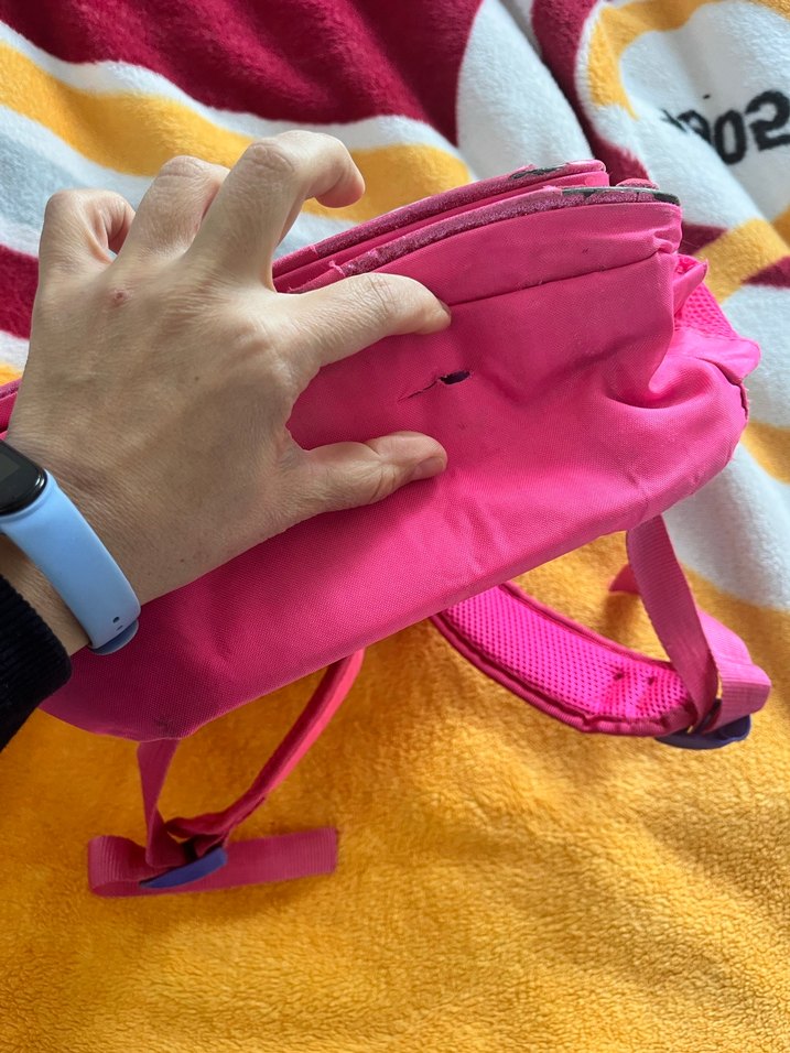 Renkli Pembe Çocuk Okul Çantası - Görsel 2