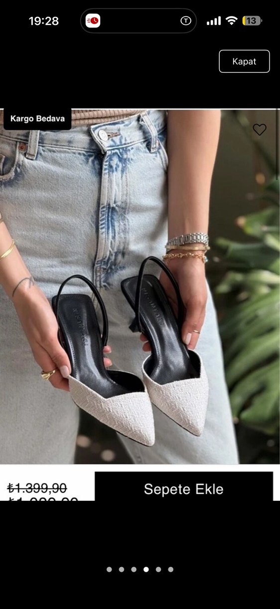 Nişantaşı Shoes Kısa Topuklu  Ayakkabı - Görsel 4