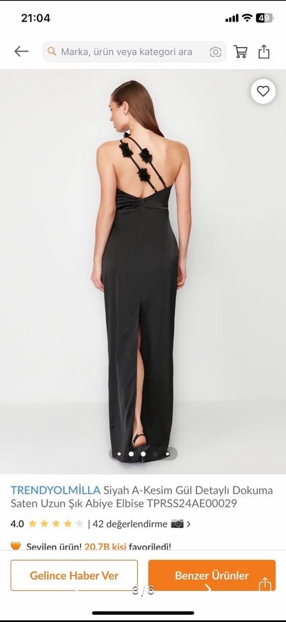 siyah abiye - Görsel 2