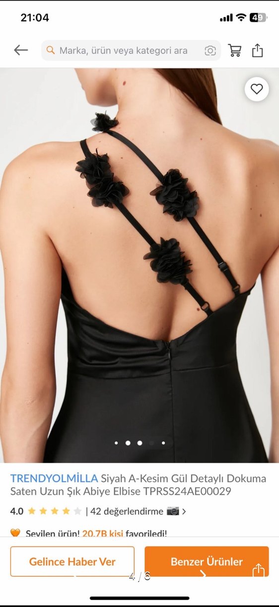 siyah abiye - Görsel 5
