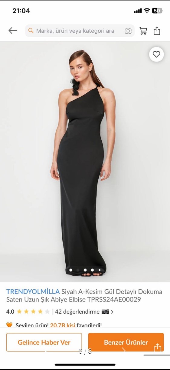 siyah abiye - Görsel 4
