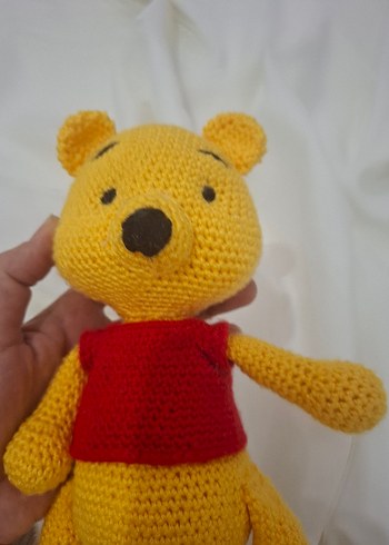 Renkli Örgü Ayıcık Peluş Oyuncak - Görsel 6