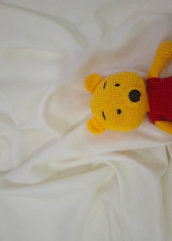 Renkli Örgü Ayıcık Peluş Oyuncak - Görsel 2