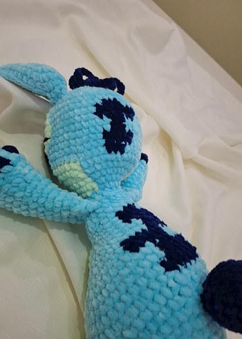 Renkli Mavi Peluş Oyuncak Stitch - Görsel 6