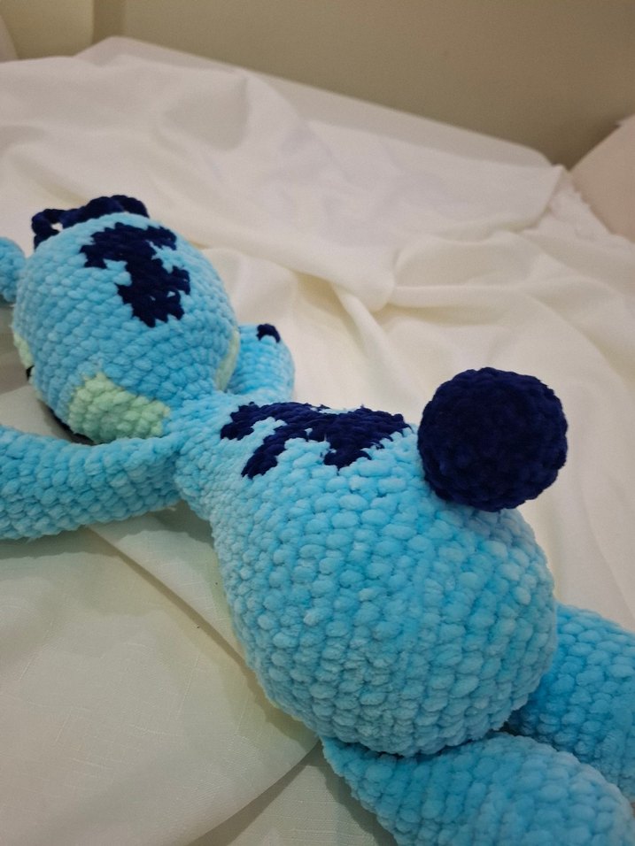 Renkli Mavi Peluş Oyuncak Stitch - Görsel 5