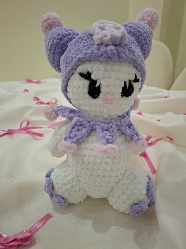 Pastel Mor Peluş Oyuncak - Görsel 2