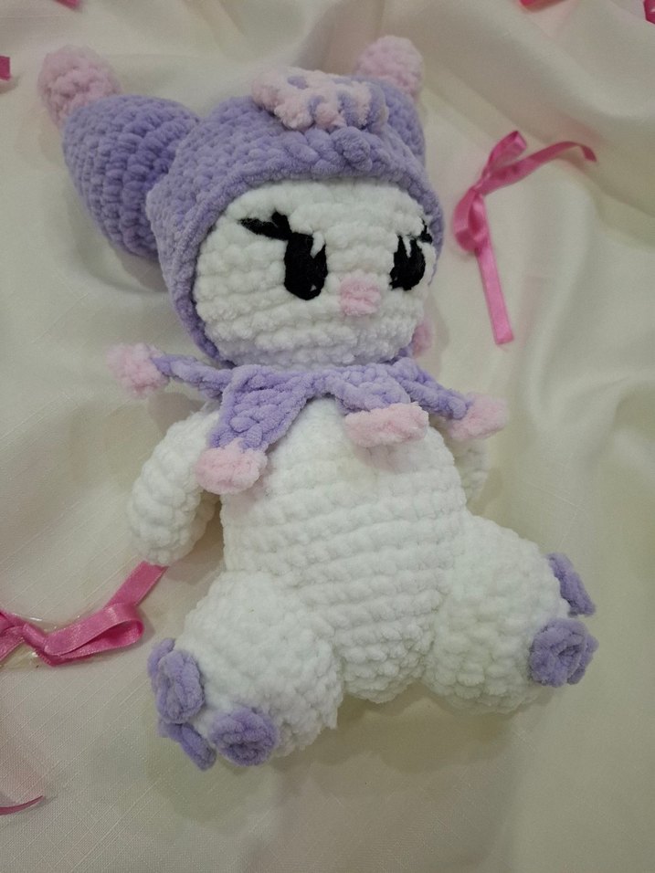 Pastel Mor Peluş Oyuncak - Görsel 3