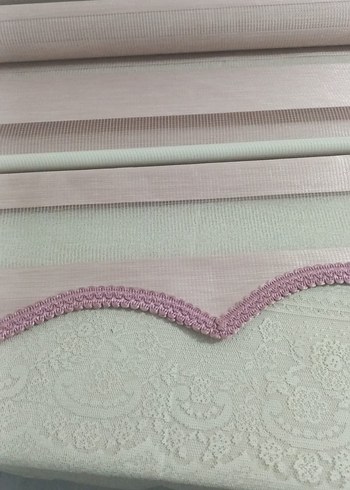 Bej Çizgili Pudra Zebra Perde - Görsel 3