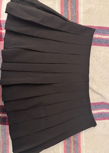 Pilili mini şort etek-Zara - Görsel 2