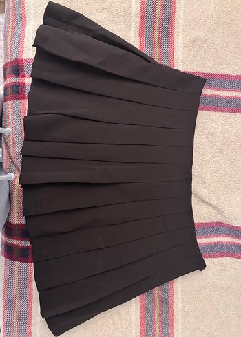 Pilili mini şort etek-Zara - Görsel 3