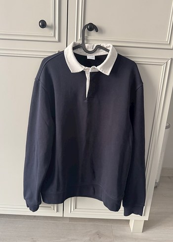 Zara polo yaka erkek sweatshirt - Görsel 2