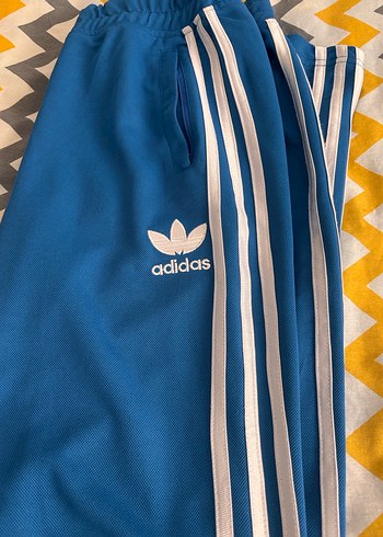 Mavi Adidas Orjinal Eşofman Altı - Görsel 5