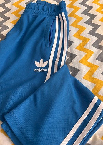Mavi Adidas Orjinal Eşofman Altı - Görsel 6