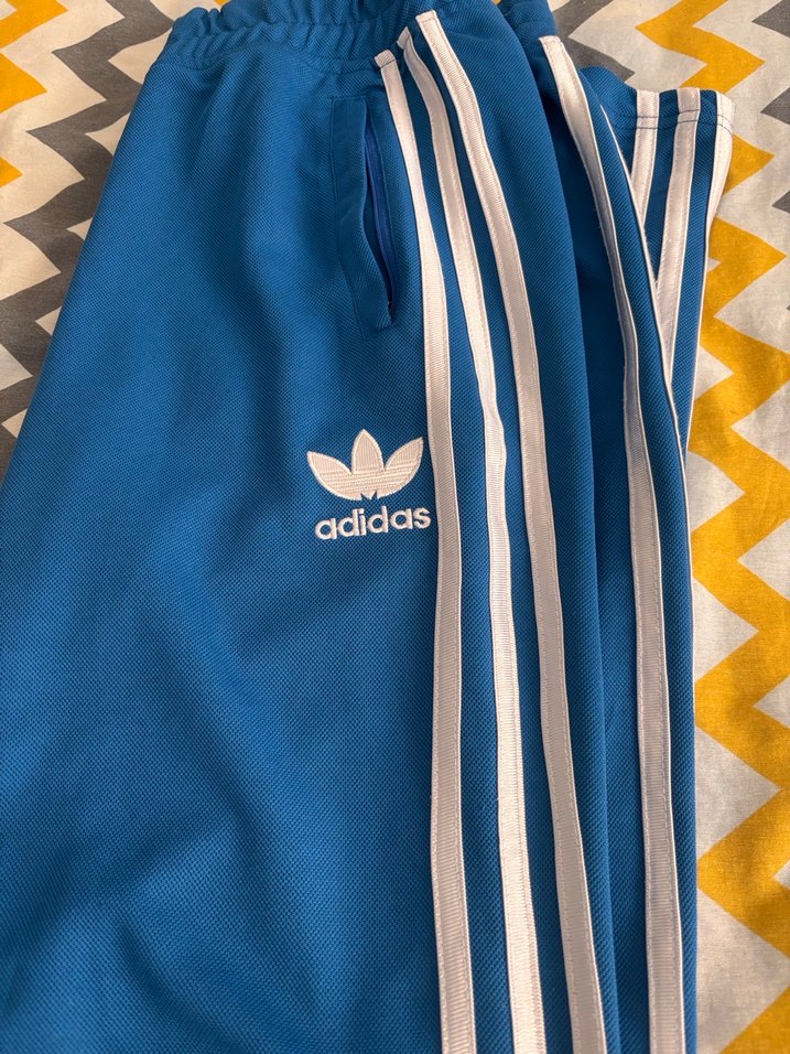 Mavi Adidas Orjinal Eşofman Altı - Görsel 5
