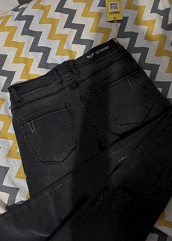 Siyah Kot Pantolon - Görsel 4