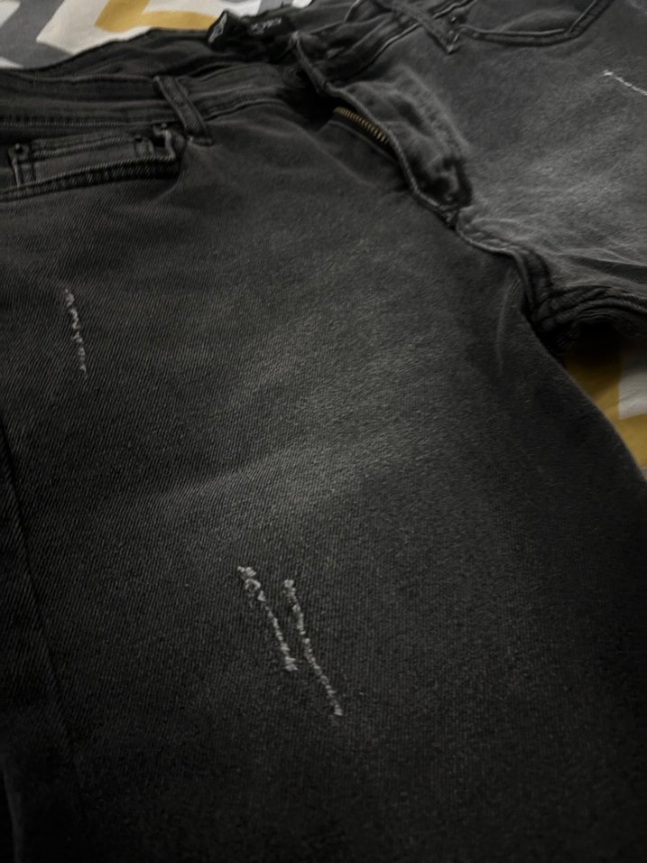 Siyah Kot Pantolon - Görsel 3