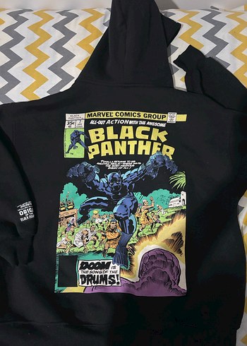 Zara Sweatshirt Black Panther Çizgi Romanı Baskılı - Görsel 3