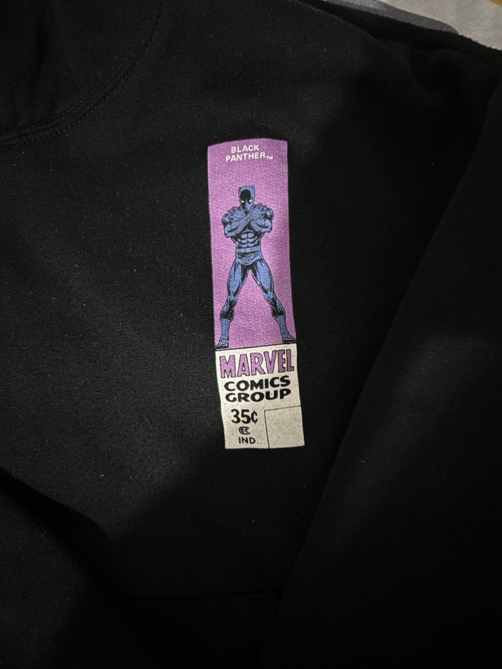 Zara Sweatshirt Black Panther Çizgi Romanı Baskılı - Görsel 5