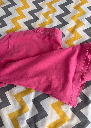 Zara Pembe Kısa Kollu Basic Tişört - Görsel 4