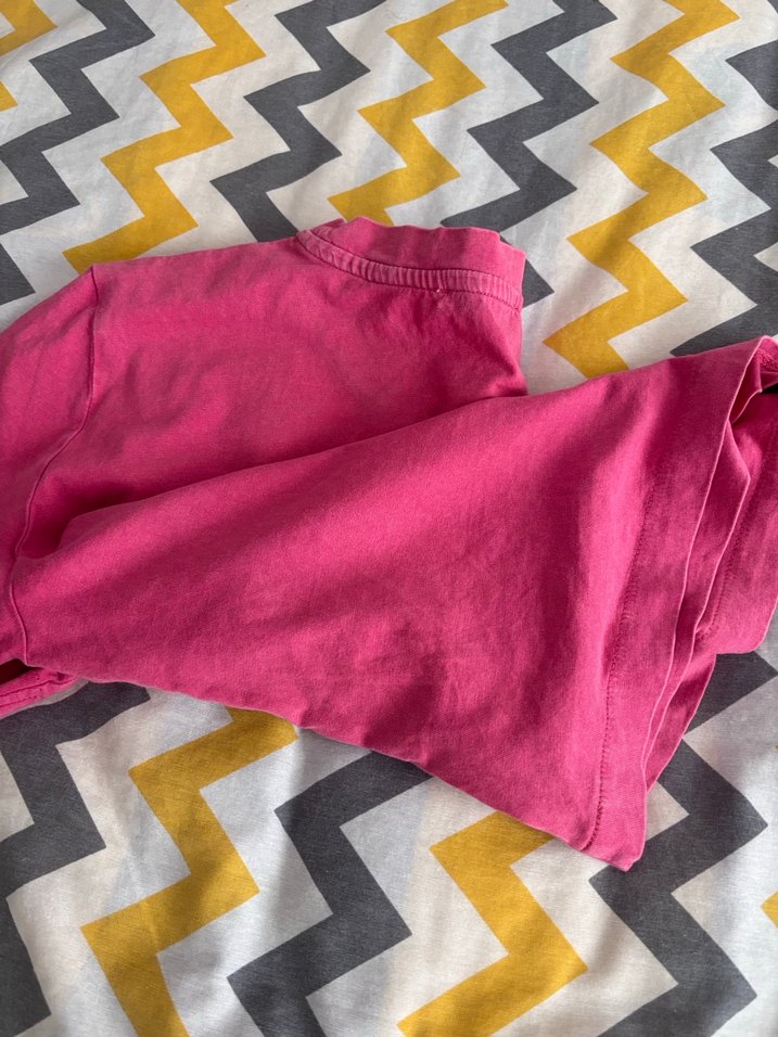 Zara Pembe Kısa Kollu Basic Tişört - Görsel 4