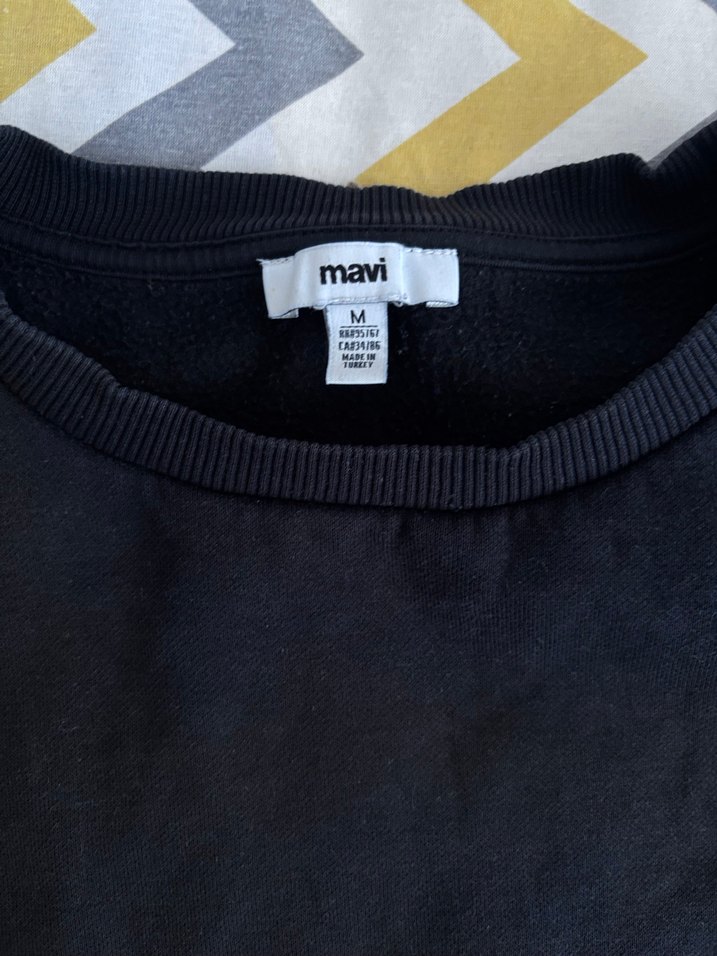 Mavi Marka Siyah Sweatshirt - Görsel 2