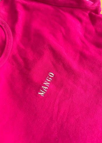 Mango Pembe Kısa Kollu Kadın Tişört - Görsel 4