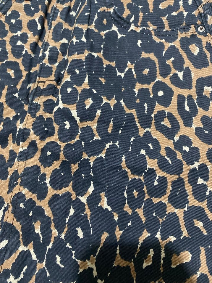 Leopar Desenli Bohem Etek - Görsel 2