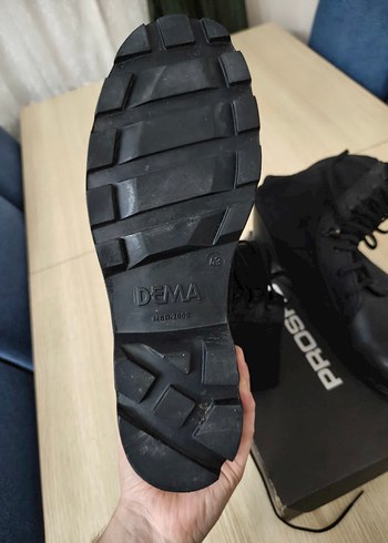 Sıfır Siyah Erkek Kauçuk Botlar - Görsel 3