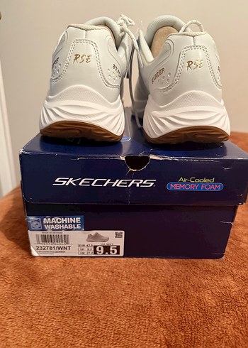 Beyaz Erkek Spor Ayakkabı Velcro Detaylı - Görsel 4