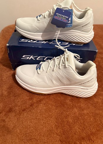 Beyaz Erkek Spor Ayakkabı Velcro Detaylı - Görsel 5