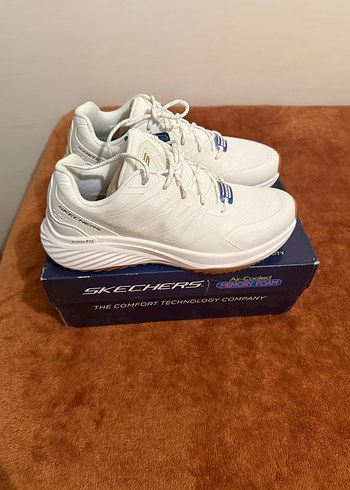 Beyaz Erkek Spor Ayakkabı Velcro Detaylı - Görsel 6