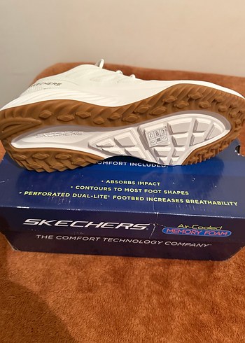 Beyaz Erkek Spor Ayakkabı Velcro Detaylı - Görsel 8