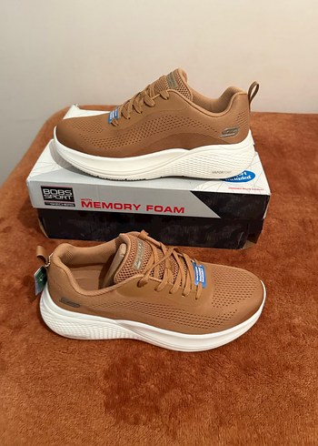 Bobs Sport Kadın Kahverengi Dolgu Topuklu Sneaker - Görsel 5