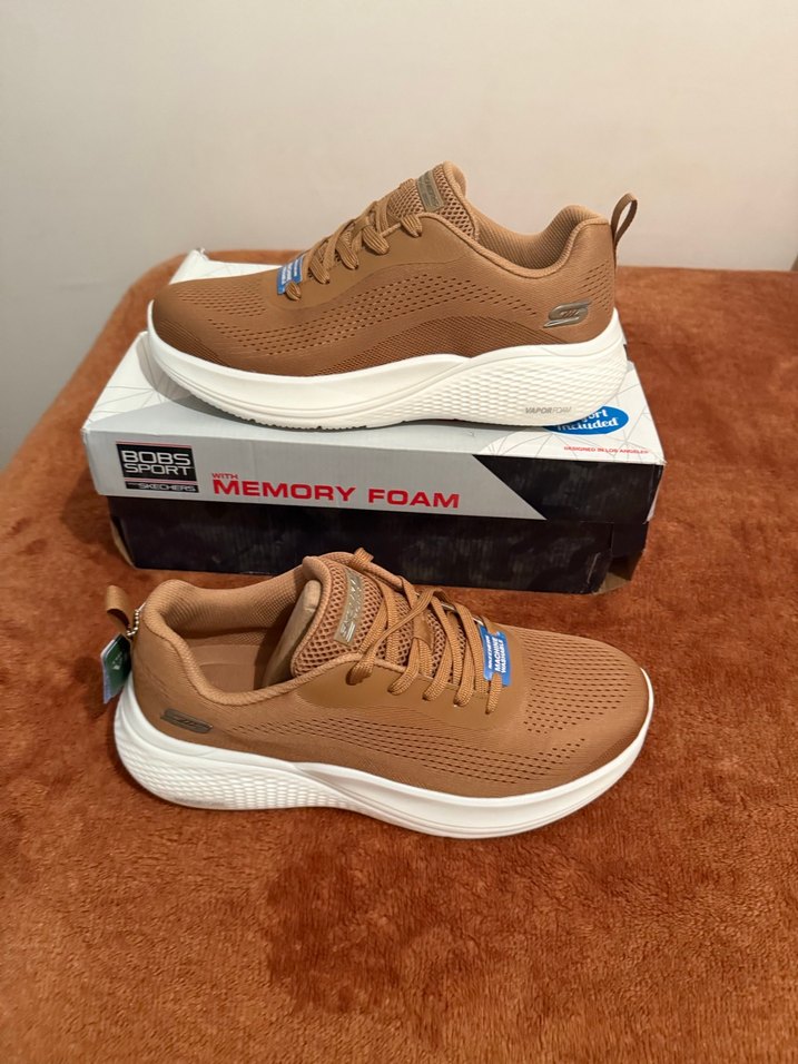 Bobs Sport Kadın Kahverengi Dolgu Topuklu Sneaker - Görsel 5