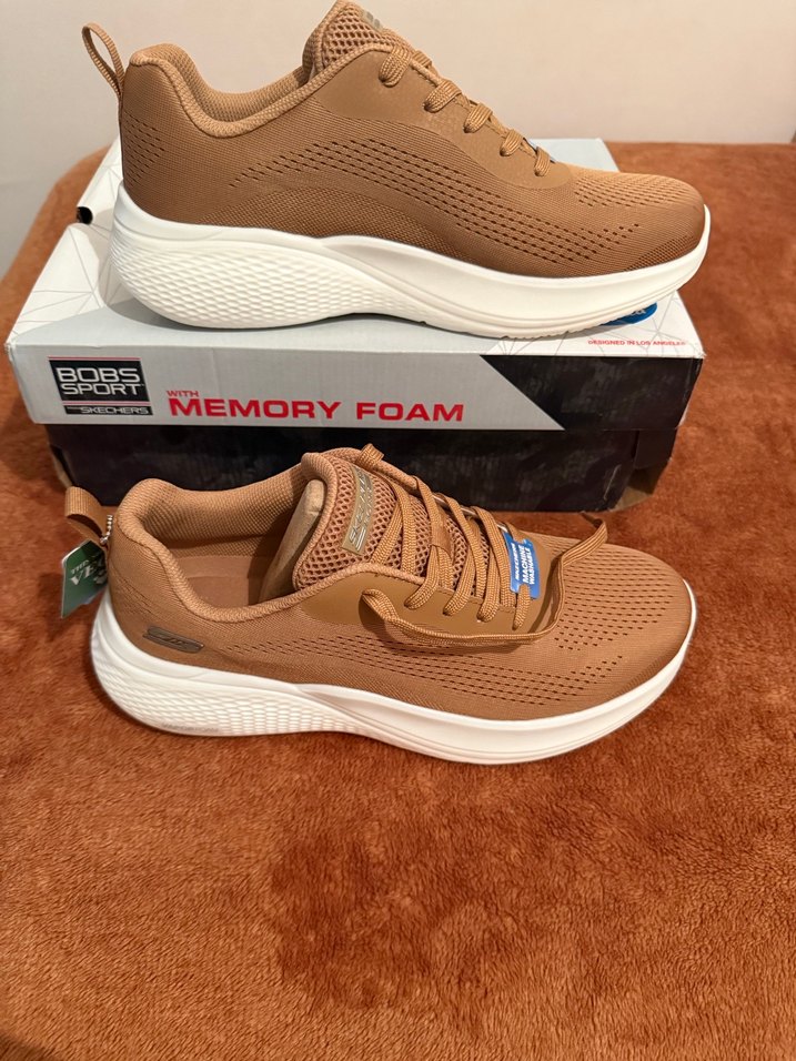 Bobs Sport Kadın Kahverengi Dolgu Topuklu Sneaker - Görsel 2