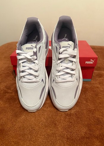 Puma Beyaz Gri Platform Spor Ayakkabı - Görsel 5