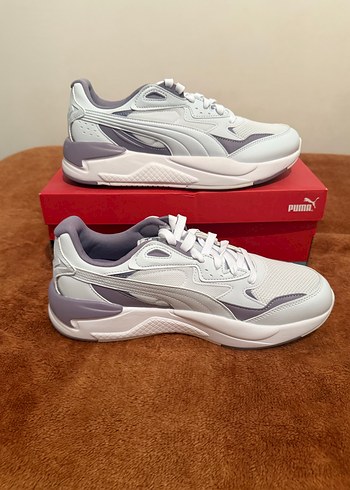 Puma Beyaz Gri Platform Spor Ayakkabı - Görsel 4