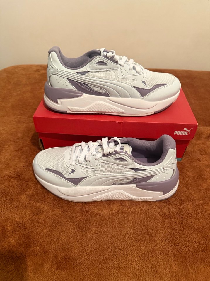 Puma Beyaz Gri Platform Spor Ayakkabı - Görsel 2