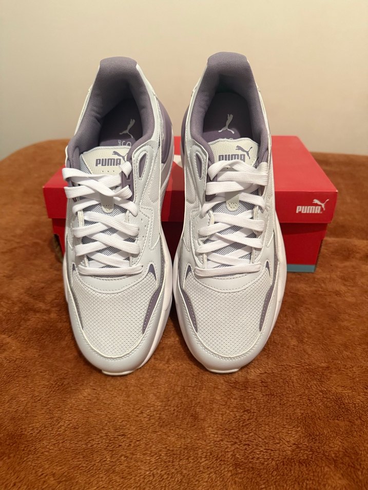 Puma Beyaz Gri Platform Spor Ayakkabı - Görsel 5