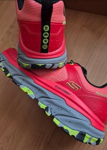 Skechers Outdoor Kırmızı Renkli Bağcıklı Erkek Spor Ayakkabı - Görsel 5