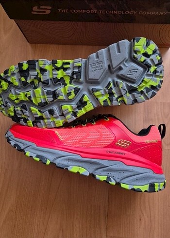 Skechers Outdoor Kırmızı Renkli Bağcıklı Erkek Spor Ayakkabı - Görsel 2