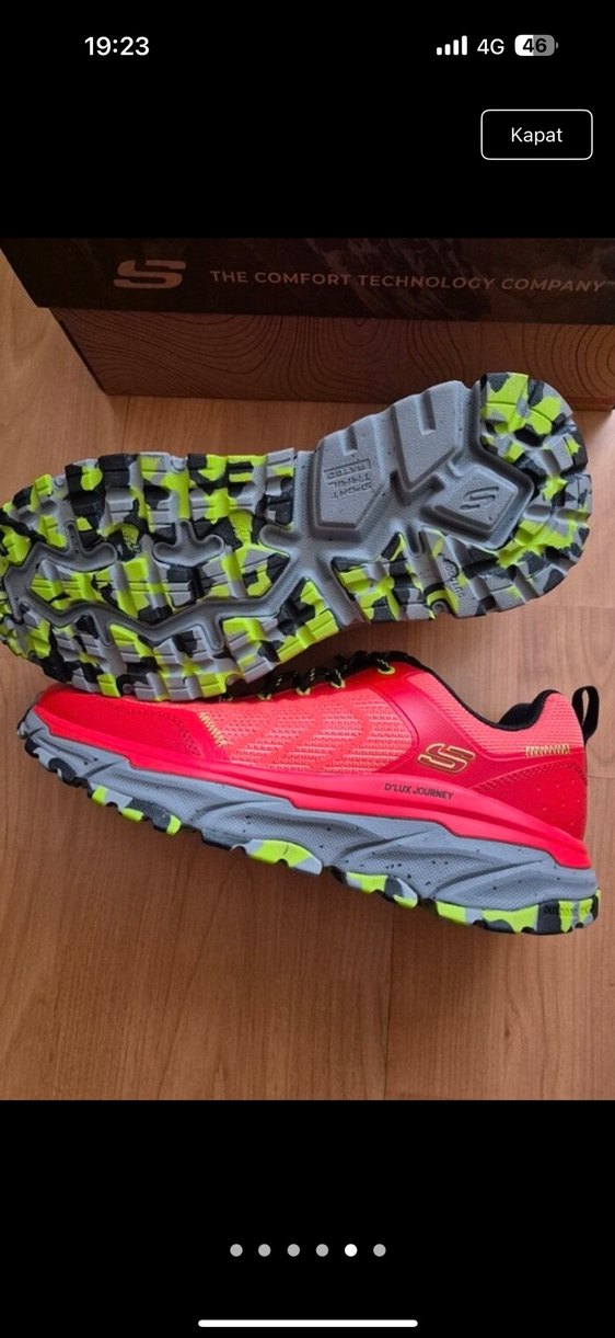 Skechers Outdoor Kırmızı Renkli Bağcıklı Erkek Spor Ayakkabı - Görsel 2