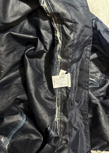 Decathlon Erkek Lacivert Fermuarlı Yağmurluk - Görsel 3