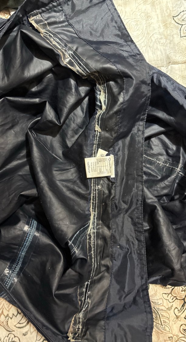 Decathlon Erkek Lacivert Fermuarlı Yağmurluk - Görsel 2