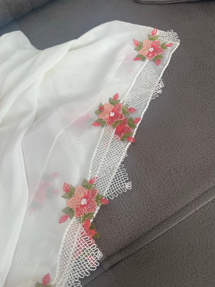 İğne oyası Mevlüt örtüsü - Görsel 2