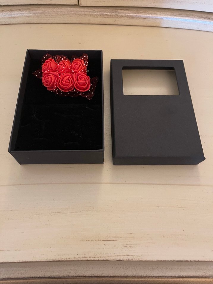 Güllü takı kutusu - Görsel 3