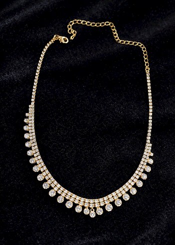 Altın Renkli Parlak Etnik Takı Seti - Görsel 3