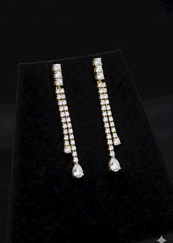 Altın Renkli Parlak Etnik Takı Seti - Görsel 4